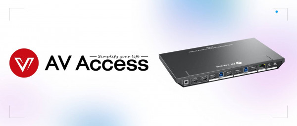 Новая док-станция KVM AV Access KD-E30: управление тремя ПК на двух мониторах 4K