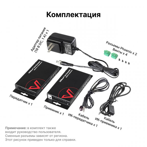 Удлинитель HDMI по витой паре AV Access 4KEX70-L Удлинитель HDMI по витой паре AV Access 4KEX70-L
