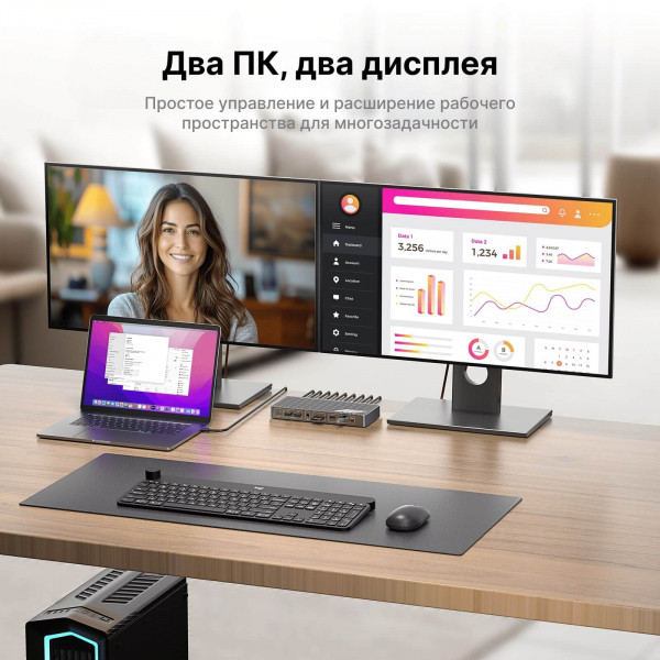 Док-станция KVM AV Access iDock B10