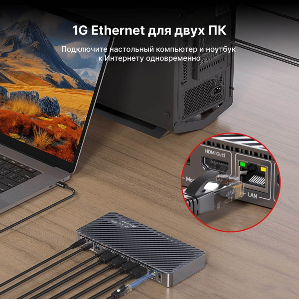 Док-станция KVM AV Access iDock B10