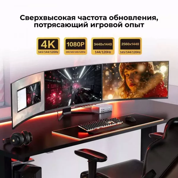 Док-станция KVM AV Access iDock D23 8K DisplayPort