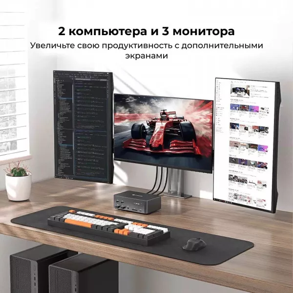 Док-станция KVM AV Access iDock D23 8K DisplayPort