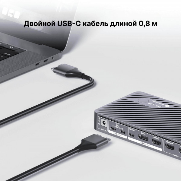 Док-станция KVM AV Access iDock M10 для MacBook и ПК