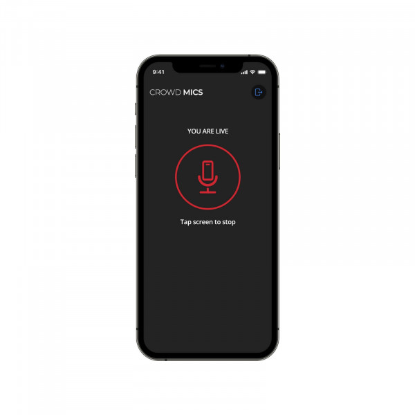 Персональный микрофон в смартфоне Biamp Crowd Mics