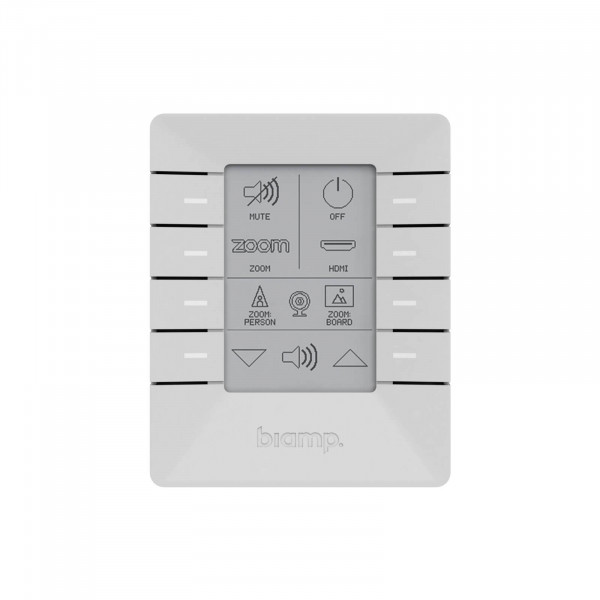 Панель управления E INK с 8 кнопками и портом Ethernet Biamp Impera Uniform