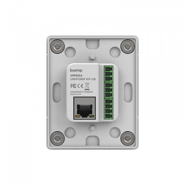 Панель управления E INK с 8 кнопками и портом Ethernet Biamp Impera Uniform
