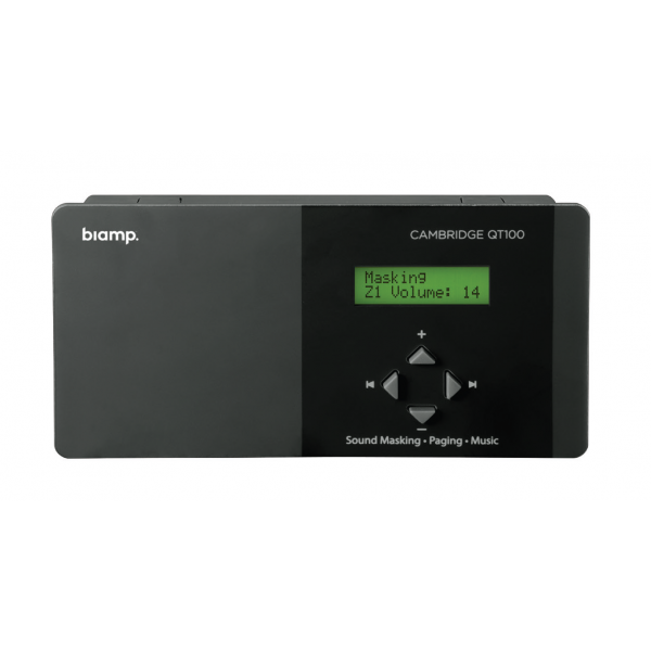 Модуль управления звуковой маскировкой Biamp Qt® 100..