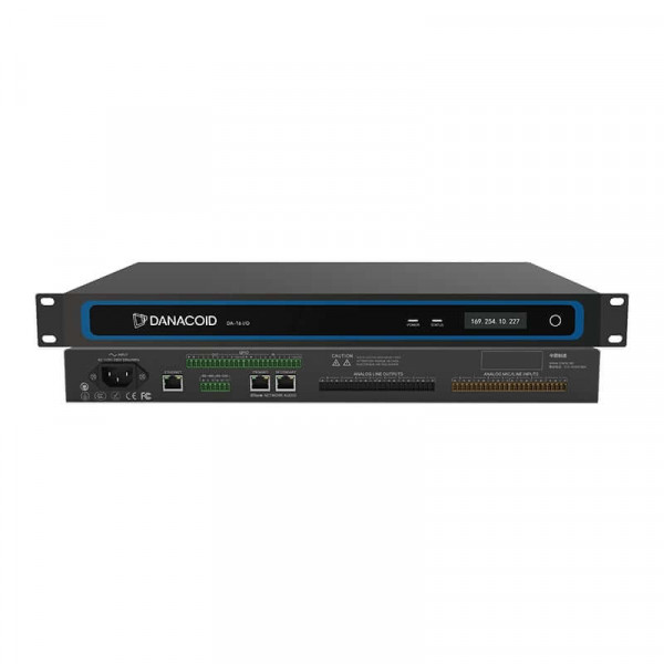 Аудиопроцессор с открытой архитектурой Danacoid DA-16I/O..