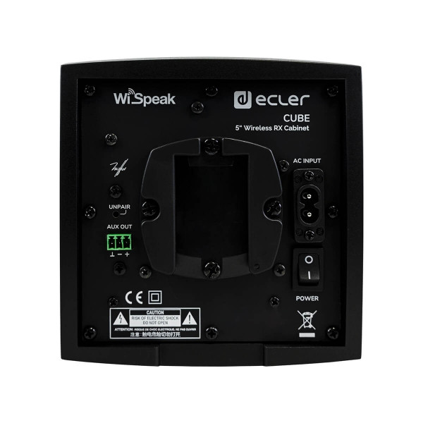 Приемник системы WiSpeak Ecler CUBE (black)
