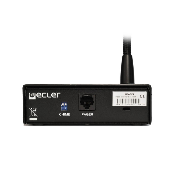 Цифровой пейджинговый микрофон Ecler MPAGE4