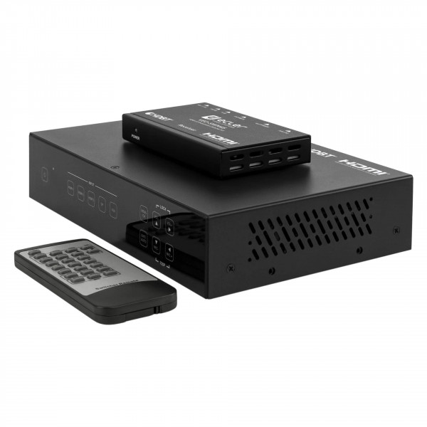 Комплект из коммутатора и HDBaseT-приемника Ecler VEO-SWM45