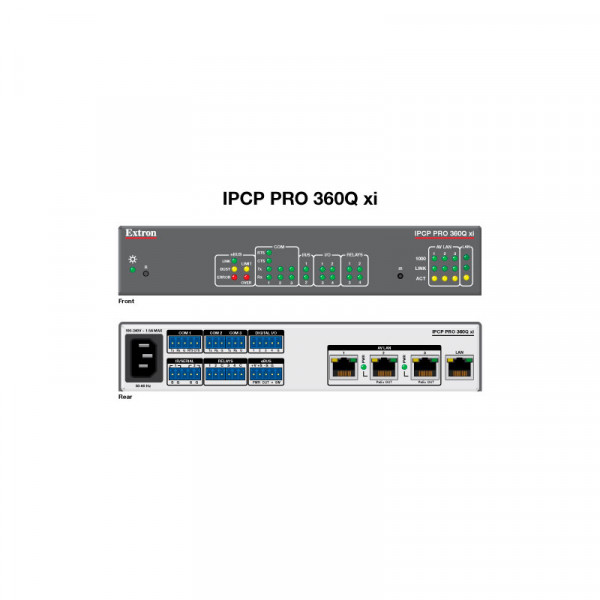 Четырёхъядерный процессор управления Extron IPCP Pro 360Q xi
