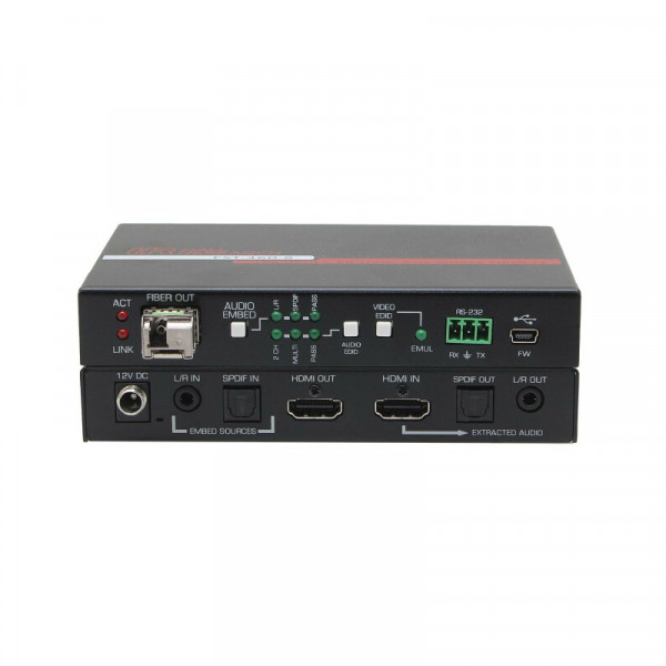 Удлинитель FXT-460 для передачи сигналов 4K HDMI 2.0 по оптическому волокну Hall Research FXT-460