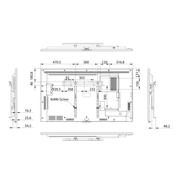 Цифровая информационная плоская панель 55" Hisense 55BM66AE Digital Signage