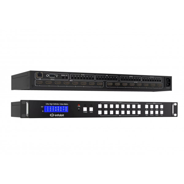 Матричный коммутатор с функцией видеостены Infobit iMatrix H88HAW Матричный коммутатор с функцией видеостены Infobit iMatrix H88HAW