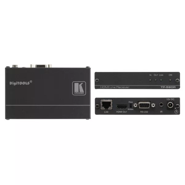Приёмник HDMI, RS-232 и ИК по витой паре Kramer TP-580R