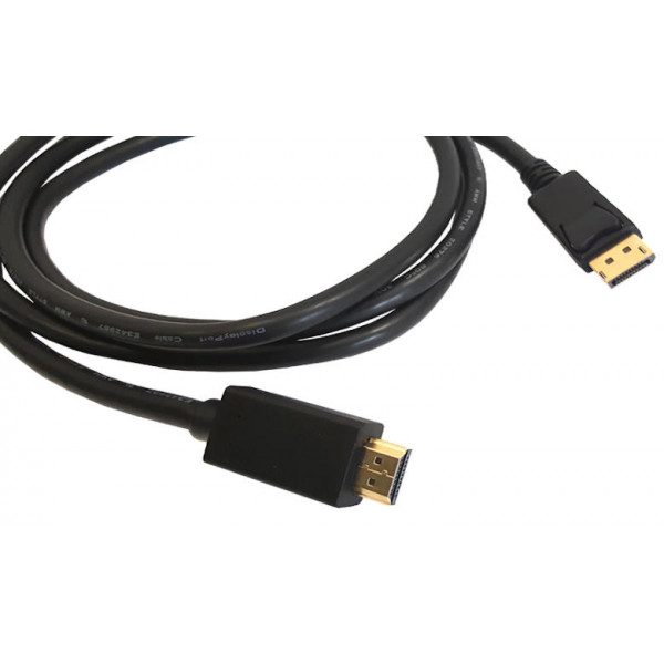 Кабель DisplayPort-HDMI (Вилка - Вилка) Kramer C-DPM/HM-3