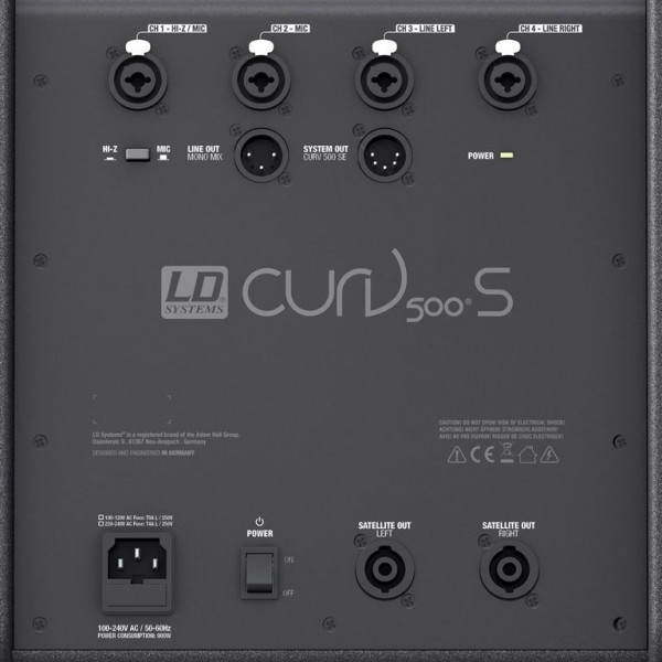 Стерео-комплект массива (Power Set) LD Systems CURV 500 PS