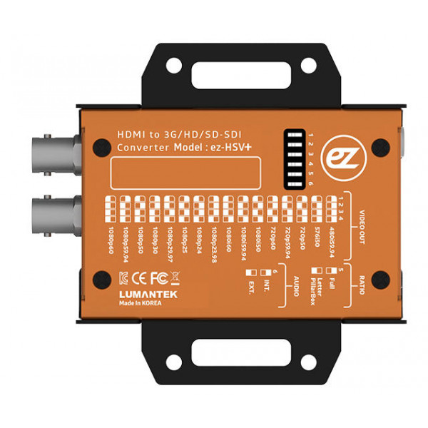 Конвертер HDMI на SDI с дисплеем Lumantek ez-HSV+