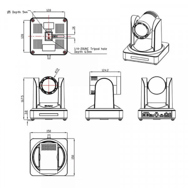 PTZ-камера Minrray UV510AS-05-U2U3