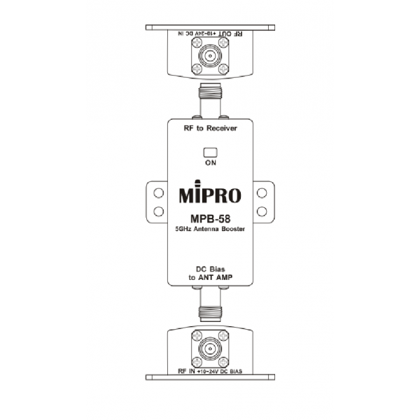 Усилитель антенны 5 ГГц Mipro MPB-58