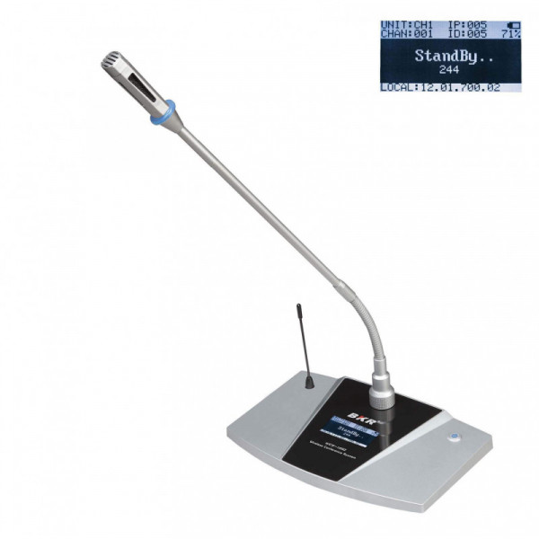 Микрофонный пульт делегата беспроводной BKR WCS-105D Silver