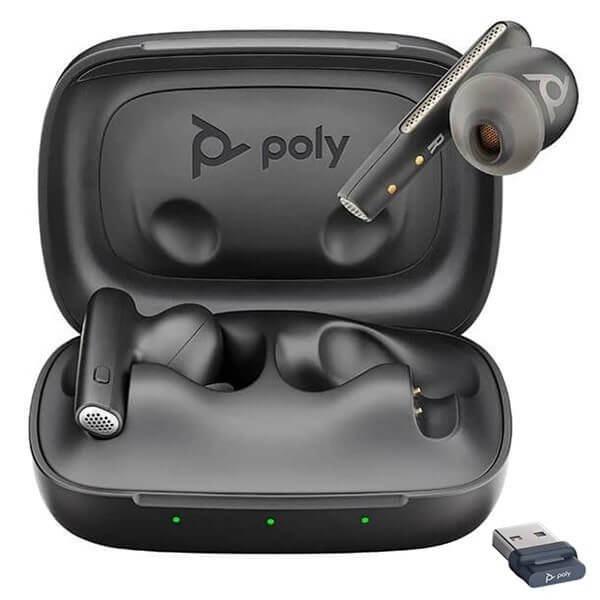 Гарнитура Poly Voyager Free 60 UC Carbon чёрная 