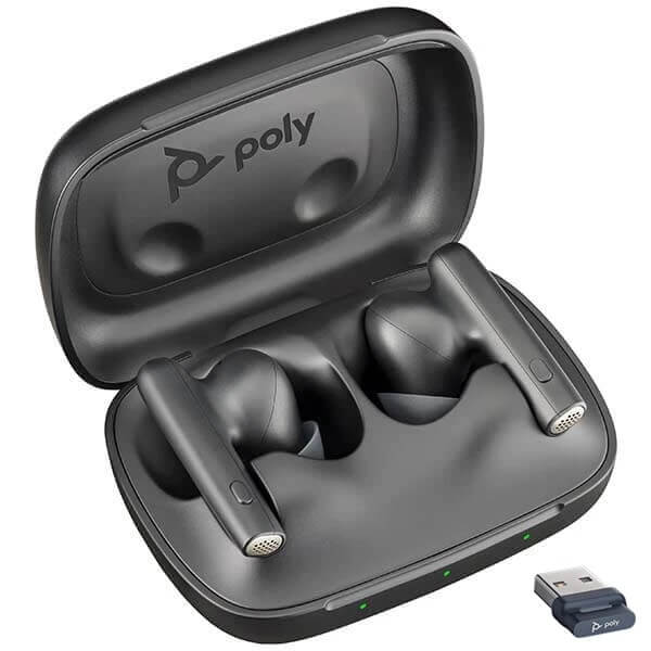 Гарнитура Poly Voyager Free 60 UC Carbon чёрная 
