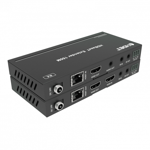 Передатчик и приемник сигнала HDBaseT по LAN Prestel EHD‑4K100
