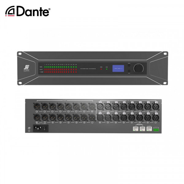 Сетевой аудиоинтерфейс Dante S-Track Ostrich D1616