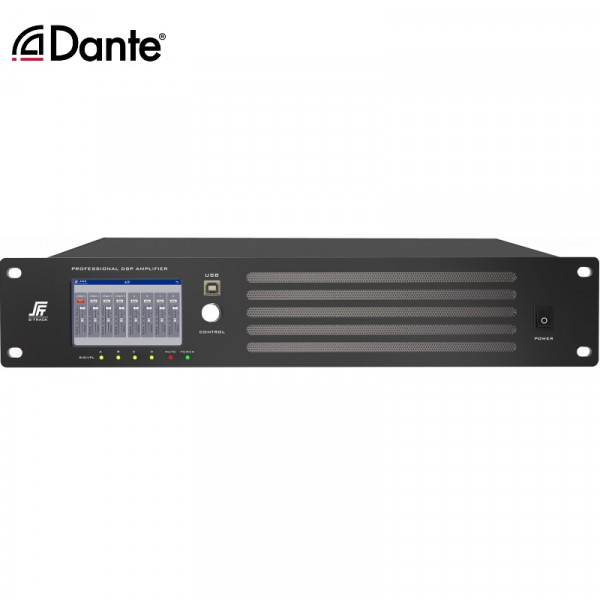 Цифровой 4-канальный усилитель S-Track Whale D4600 с DSP и Dante..