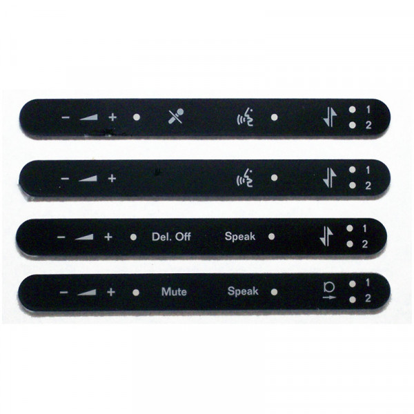 Набор кнопочных накладок для пультов Shure DIS DC 5980 P..