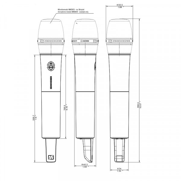 Sennheiser Evolution Wireless Digital EW-D ME2/835-S SET (Q1-6: 470.2 - 526 MHz)