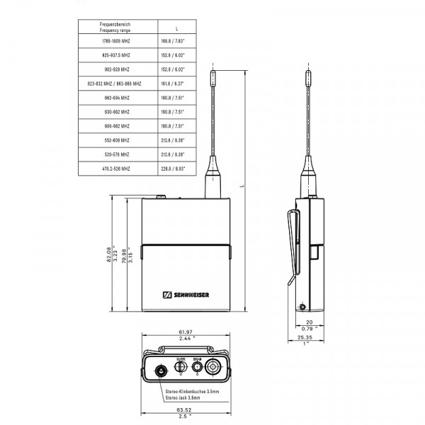Sennheiser Evolution Wireless Digital EW-D ME4 SET R4-9