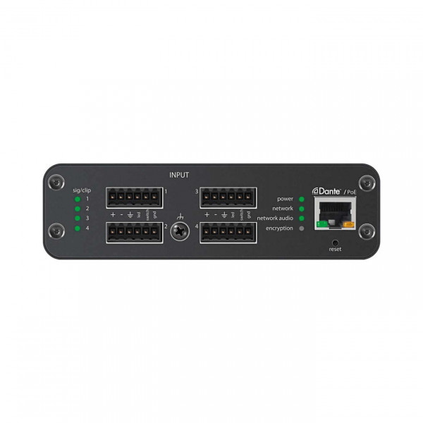 4-канальный сетевой аудио интерфейс Shure ANI4IN-BLOCK