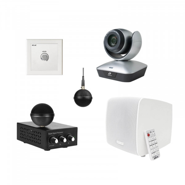 Комплект SmartSet M4 с потолочными микрофонами для малых переговорных комнат