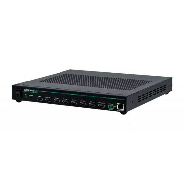 Матричный коммутатор с функцией видеостены VISSONIC VIS-UHD0409-VW-S
