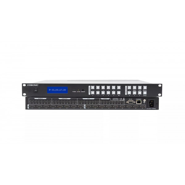 Матричный коммутатор с функцией видеостены VISSONIC VIS-UHD0809-VW..