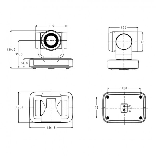 PTZ -камера Minrray UV515-10