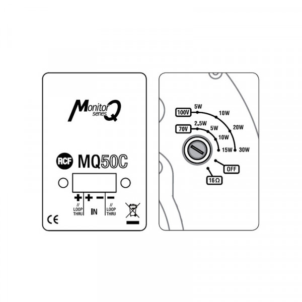 Громкоговоритель RCF MQ 50C W