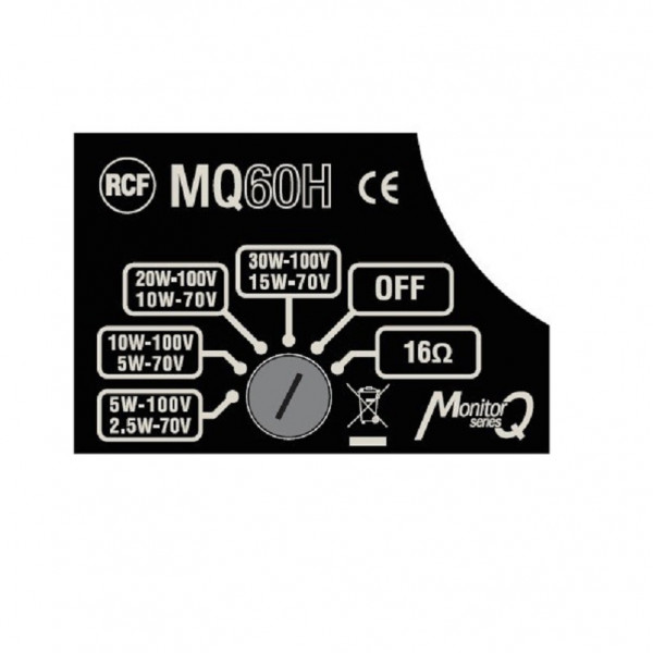 Громкоговоритель RCF MQ 60H (B/W)