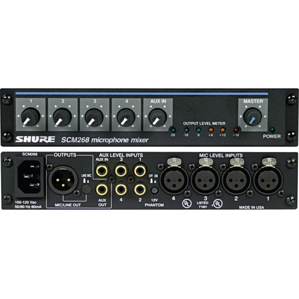 Микрофонный микшер Shure SCM268E