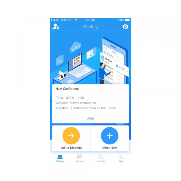 Приложение для видеоконференцсвязи Yealink VC Mobile
