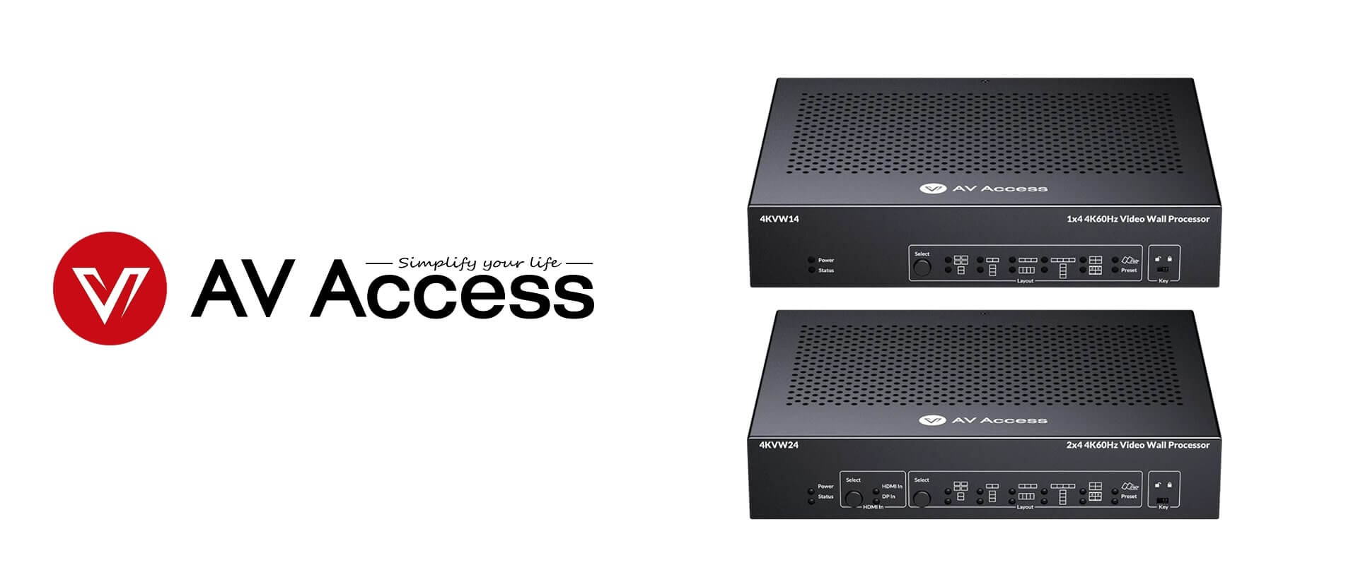 Новые решения для видеостен: 4K-контроллеры 4KVW14 и 4KVW24