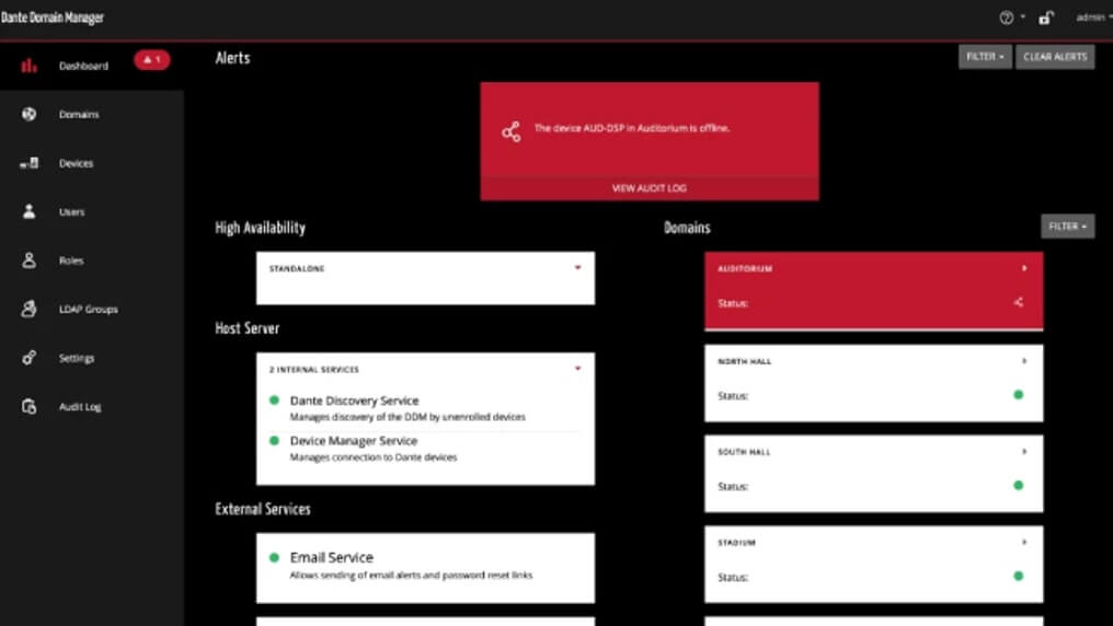 Dante Domain Manager (DDM)