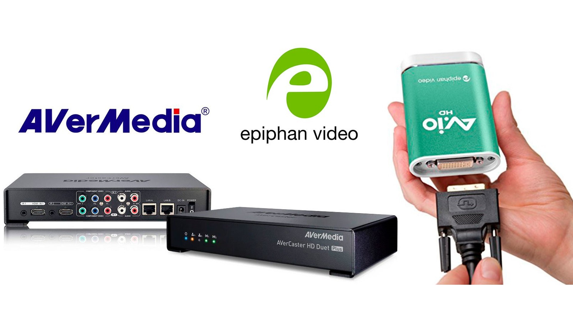 Новинки! Видеограбберы, рекордеры и бродкастеры от Epiphan и AVerMedia