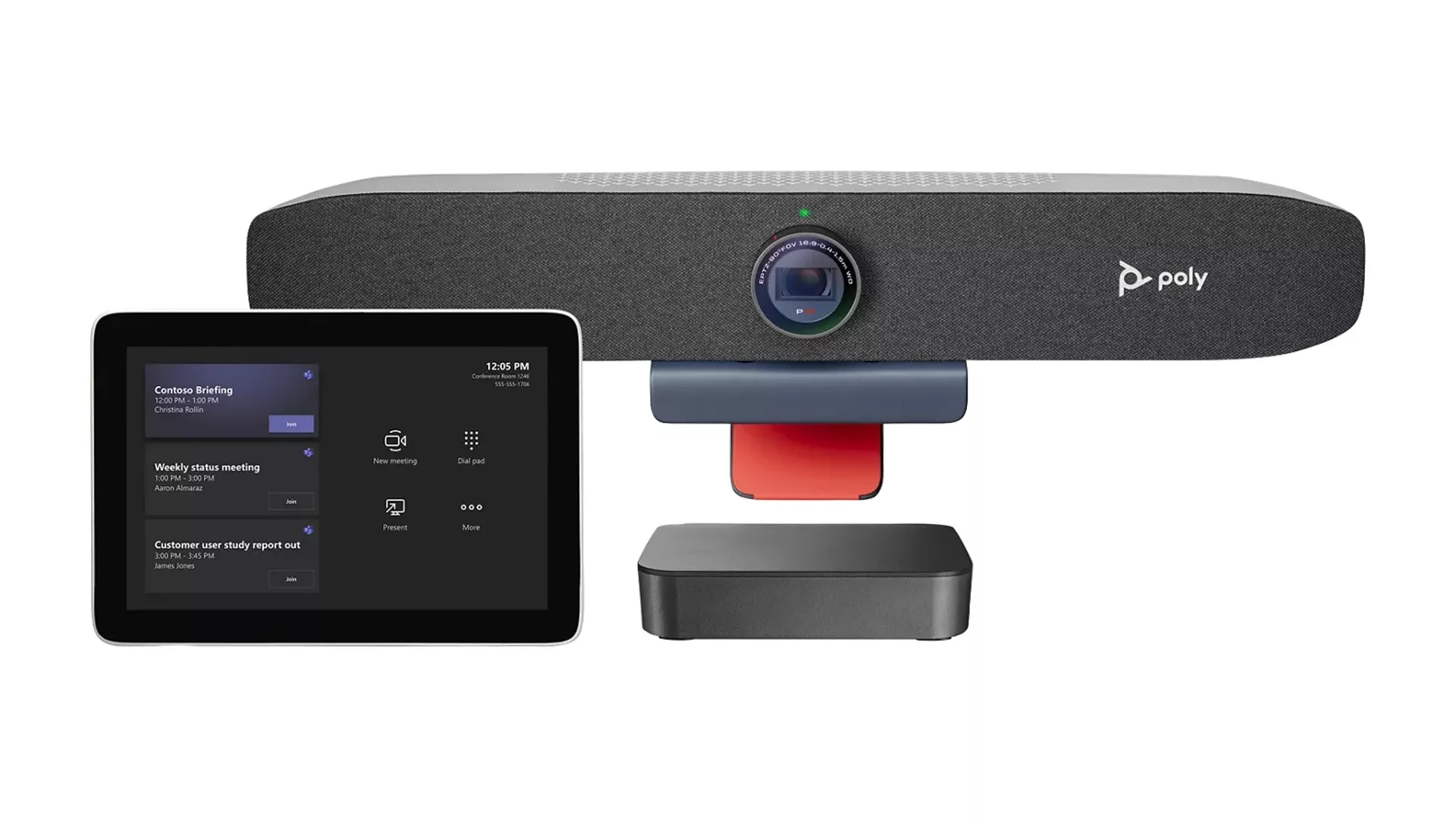 Комплекты Poly Studio Kits для Microsoft Teams Rooms с технологией интеллектуального отслеживания и кадрирования
