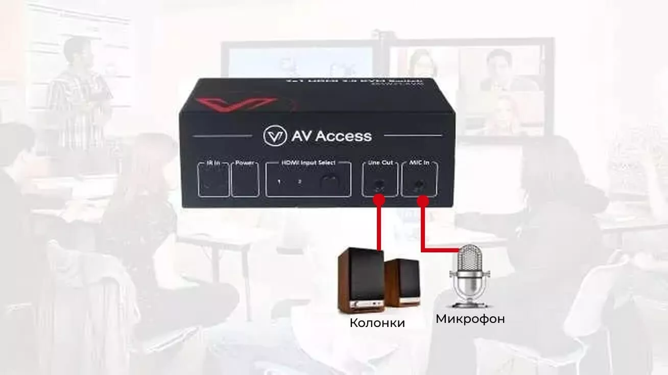 Аудиовход и аудиовыход с широкой совместимостью