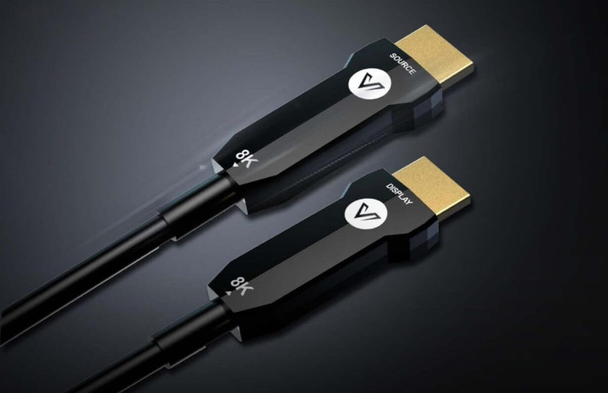 Надежный оптоволоконный кабель HDMI 8K длиной 15 метров
