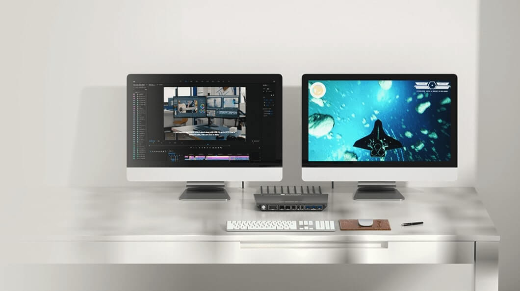DisplayPort 1.4 KVM-коммутатор для гейминга